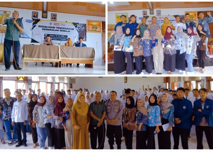 Gandeng GNN, Mahasiswa KKN Universitas Muhammadiyah Gresik Gelar Sosialisasi Pencegahan Kenakalan Remaja di SMPN 27 Gresik