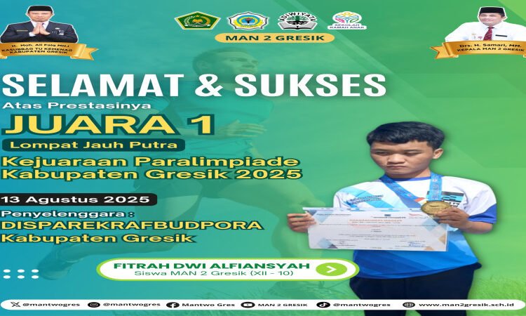 Freeport Dukung Atlet Disabilitas di Ajang KEPARKAB 2025: Juara 1 Lompat Jauh Putra Diraih Siswa MAN 2 Gresik