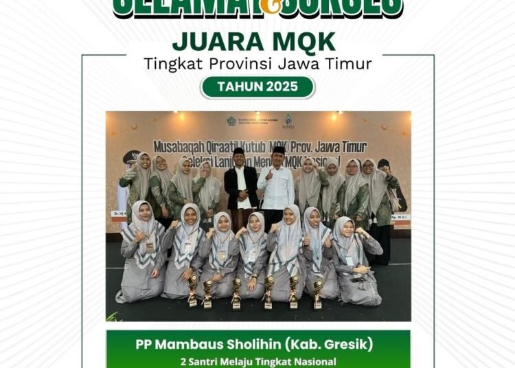 Raih Juara 1 MQK Jawa Timur, 2 Santri Mambaus Sholihin Melaju ke Tingkat Nasional