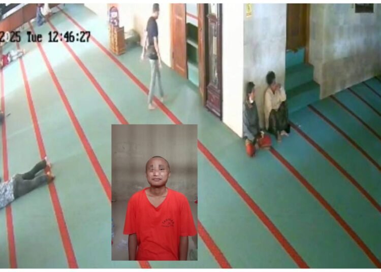 Berbekal CCTV, Polsek Gresik Kota Berhasil Bekuk Pelaku Pencurian Ponsel di Masjid Jamik