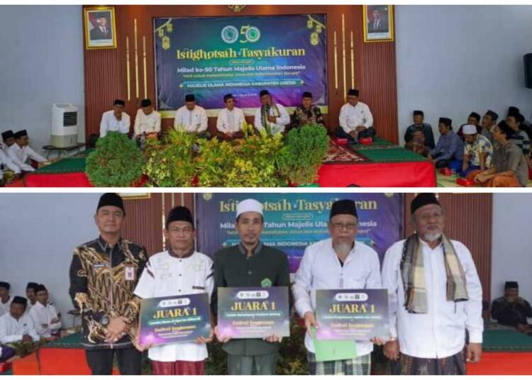 Warga Binaan Rutan Terharu saat MUI Gresik Gelar Istighotsah dan Tasyakuran Bersama di Momen Puncak Milad ke-50