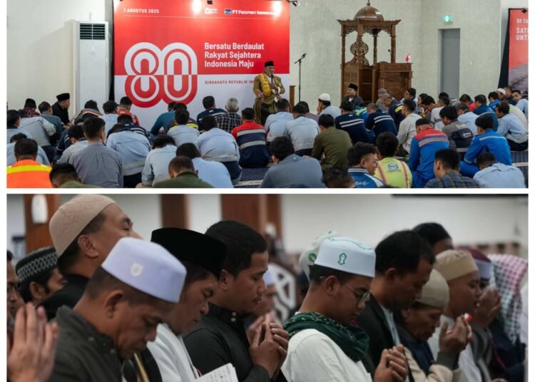 Sambut HUT ke-80 RI, Freeport Indonesia Gelar Doa Syukur Serentak dari Papua hingga Gresik Dipimpin Ketua MUI KH. Ainur Rofiq Thoyyib