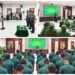 Dandim Gresik Pimpin Langsung Giat Korps Raport Purna Tugas dan Penerimaan Anggota Baru