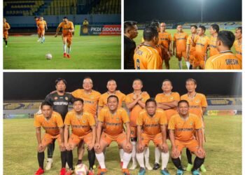 Dandim 0817/Gresik Turut Semarakkan Penutupan Pertandingan Sepak Bola KICK OFF PKDI CUP 2025