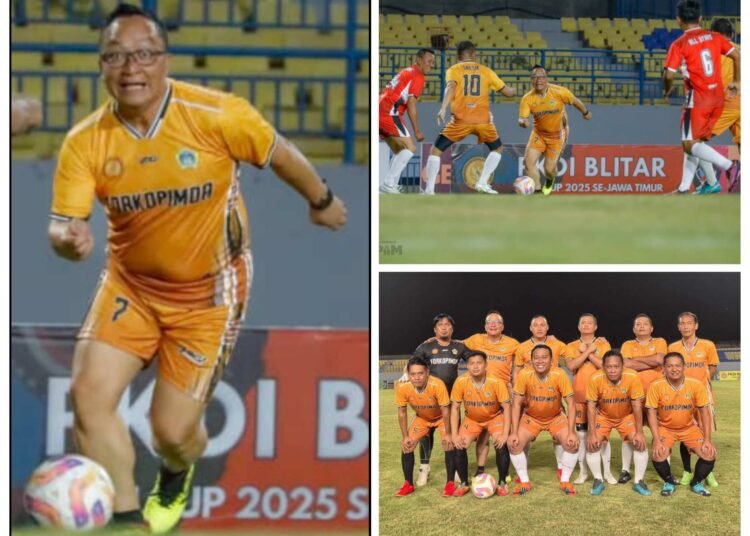 Wabup Dokter Alif Penuh Semangat Turun ke Lapangan Hijau Penutupan Pertandingan Sepak Bola PKDI CUP 2025
