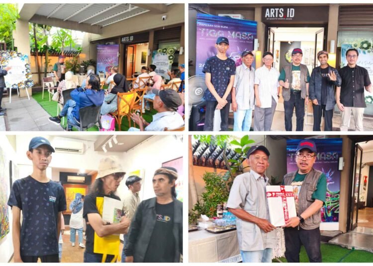 Di Luar Dugaan !! Jelang Pembukaan Pameran Seni Rupa Tiga Masa, Semua Karya Grafis Seniman Saiful Hadjar Laku Terjual