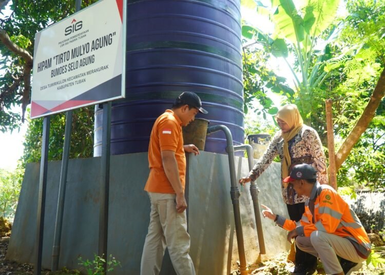 Berkat SIG Bangun Sarana dan Prasarana Air Bersih, Warga Desa Tuwiri Kulon Tuban Kini Tak Lagi Andalkan Air Hujan