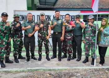 Sapa Anggota, Dandim 0817/Gresik Letkol Inf Fadly Subur Karamaha Disambut Hangat Prajurit Koramil 0817/14 Panceng