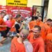 Semarak Kemerdekaan juga Menggelegar di Balik Tembok Rutan Polres Gresik