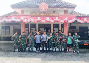 Momentum HUT RI, Dandim Sambangi Sub Kogartap 0817/Gresik Pererat Silaturahmi