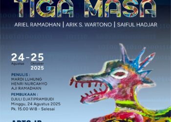 Sekilas Tentang Pameran Seni Rupa Tiga Masa (Ariel Ramadhan, Arik S. Wartono, Saiful Hadjar)