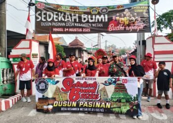 Semarak Budaya dan Sedekah Bumi Warnai Peringatan HUT RI ke-80 di Kesamben Wetan Driyorejo