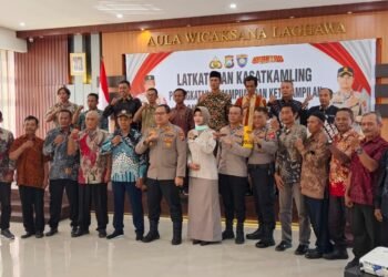 Garda Terdepan Jaga Keamanan Lingkungan, Polres Gresik Gelar Pelatihan Kasatkamling