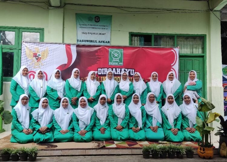 Fatayat NU Panceng Gelar Doa Kebangsaan dan Ta’aruf Pengurus di Pengujung Agustus