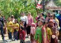Ribuan Warga Banci Demang Balongpanggang Rayakan HUT RI dengan Jalan Sehat Budaya Penuh Warna