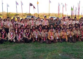 Camat Panceng Buka Perkemahan Besar Diikuti 540 Peserta Pramuka di Bumi Sumurber