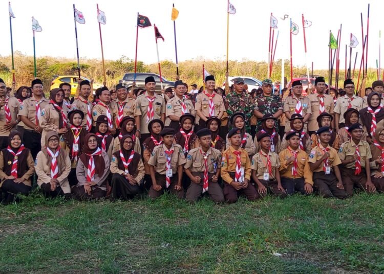 Camat Panceng Buka Perkemahan Besar Diikuti 540 Peserta Pramuka di Bumi Sumurber
