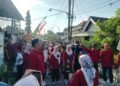 Jalan Sehat Puncak HUT RI ke-80 Desa Sukoanyar Cerme Berlangsung Meriah Penuh Semangat Kebersamaan