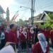 Jalan Sehat Puncak HUT RI ke-80 Desa Sukoanyar Cerme Berlangsung Meriah Penuh Semangat Kebersamaan