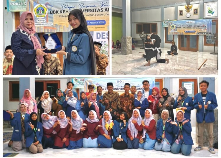 Tutup Pengabdian, Mahasiswa BBK 6 Unair Ukir Kesan Tak Terlupakan Melalui Pentas Seni Bertajuk “Gelar Kreasi Sukorejo”