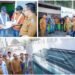 Terus Bergerak !! Usai Resmikan Sekolah Rakyat, Bupati dan Wabup Gresik Tinjau Progres Pembangunan UPT Pasar Sidayu