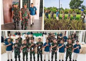 Dandim Hadiri Pembukaan Pelatihan Drone Pertanian untuk Jajaran Kodam V/Brawijaya di Petrokimia Gresik