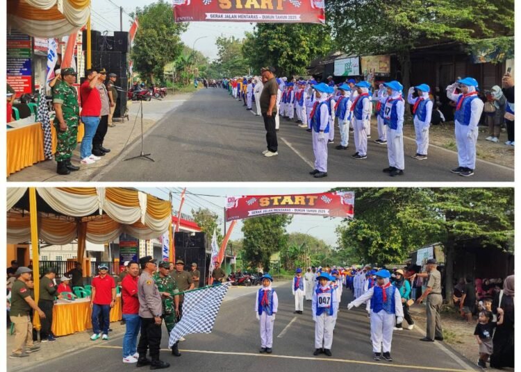 Guyub Rukun Masyarakat Dukun Ikuti Gerak Jalan Tradisional Semarakkan HUT RI