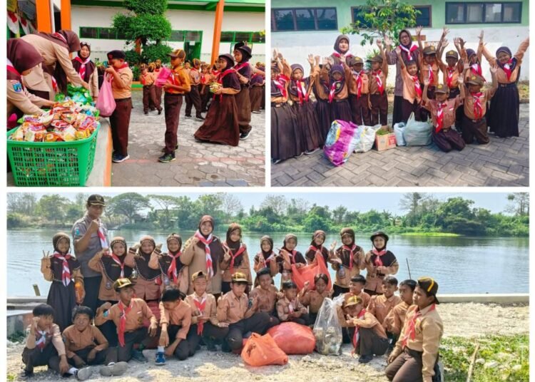Luar Biasa !! 15.000 Anggota Pramuka Kwarran Bungah Serentak Turun ke Masyarakat Gelar Bakti Sosial Peringati Hari Pramuka ke-64