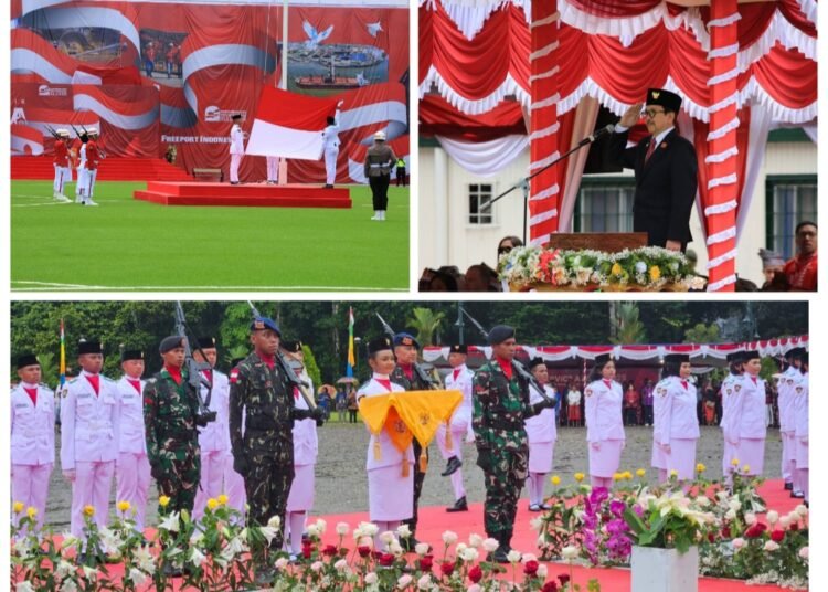 Presiden Direktur  PTFI Tony Wenas Pimpin Upacara HUT ke-80 RI Diikuti Ribuan Peserta: Siap Wujudkan Pertambangan Tembaga Terbesar di Dunia