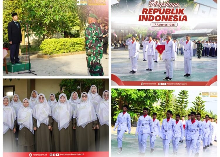 Dirgahayu Republik Indonesia Membahana di Pondok Pesantren Refah Islami
