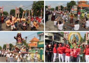Heboh !! Ribuan Warga Kawistowindu Duduksampeyan Antusias Ikuti Karnaval HUT RI
