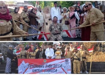 Gelaran Drama Kolosal Perjuangan Pemdes Giri Berhasil Hipnotis Ribuan Penonton Karnaval Kebomas