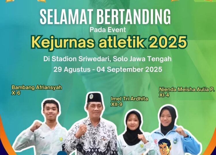 Bismillah !! Berangkat dengan Doa Pulang Bawa Piala, Tim Atletik MAN 2 Gresik Berlaga di Kejurnas Atletik 2025