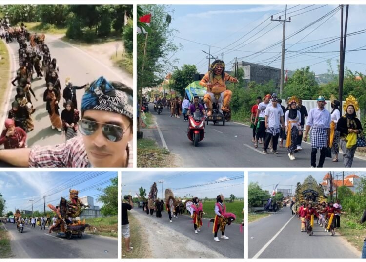 Istimewa !! Kirab Budaya Peringatan HUT RI ke-80 “Dalegan Bersatu dalam Keberagaman Nusantara”