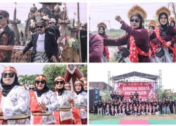 Kenang Jasa Para Pejuang, Pemdes Banter Benjeng Gelar Karnaval Budaya Meriahkan HUT RI