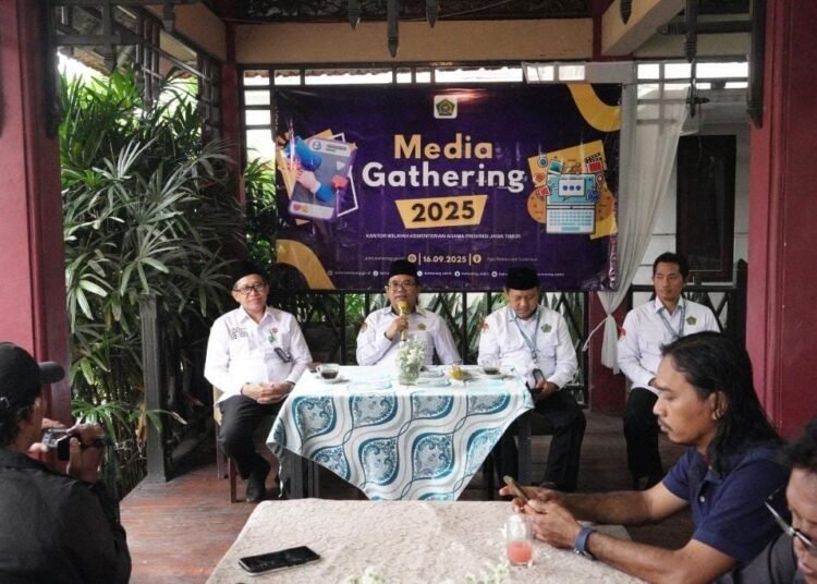Gelar Media Gathering, Kanwil Jatim Sebut Insan Pers Berperan Penting Sampaikan Berbagai Program Kemenag ke Masyarakat