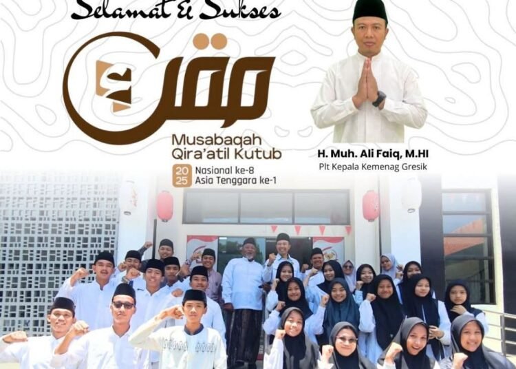 Kemenag Gresik Lepas 10 Santri Terbaik Ponpes Mambaus Sholihin Berjuang di MQK Nasional 2025