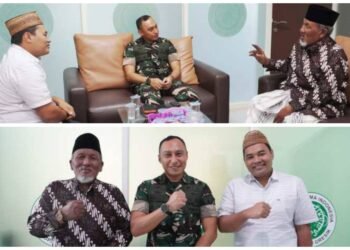Kunjungan Dandim Letkol Inf Fadly Subur Karamaha ke MUI Gresik Disambut Hangat Ketua Umum KH Ainur Rofiq Thoyyib