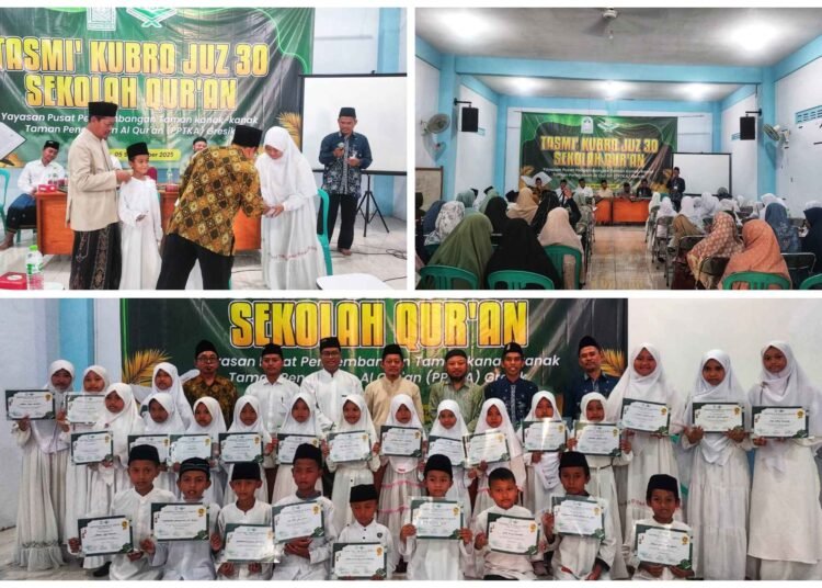 Maulid Nabi, 30 Santri Sekolah Qur’an Yayasan PPTKA Gresik Ikuti Tasmi’ Kubro Juz 30