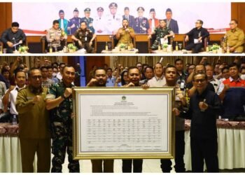 Dandim 0817/Gresik Dukung Penuh Deklarasi Patuhi Jam Operasional Demi Keselamatan Masyarakat