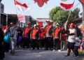 Pemdes Bulangkulon Benjeng Rangkul Kartar Prabumer Jaya Sukses Gelar Jalan Sehat Puncak HUT RI