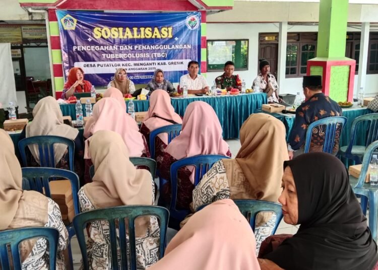 Gandeng Puskesmas Menganti, Pemdes Putatlor Ajak Warga Cegah Penyakit TBC Sejak Dini