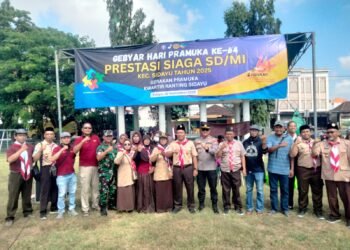 Gebyar Hari Pramuka ke-64, 650 Siswa Meriahkan Prestasi Siaga SD/MI se-Kecamatan Sidayu