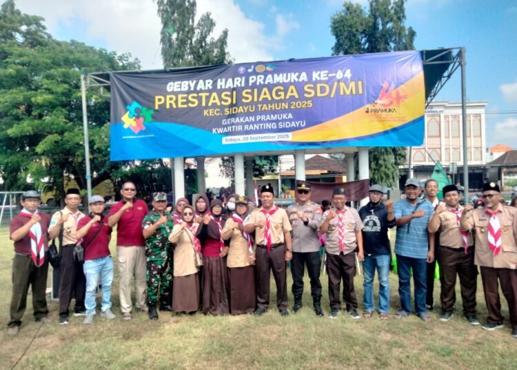 Gebyar Hari Pramuka ke-64, 650 Siswa Meriahkan Prestasi Siaga SD/MI se-Kecamatan Sidayu