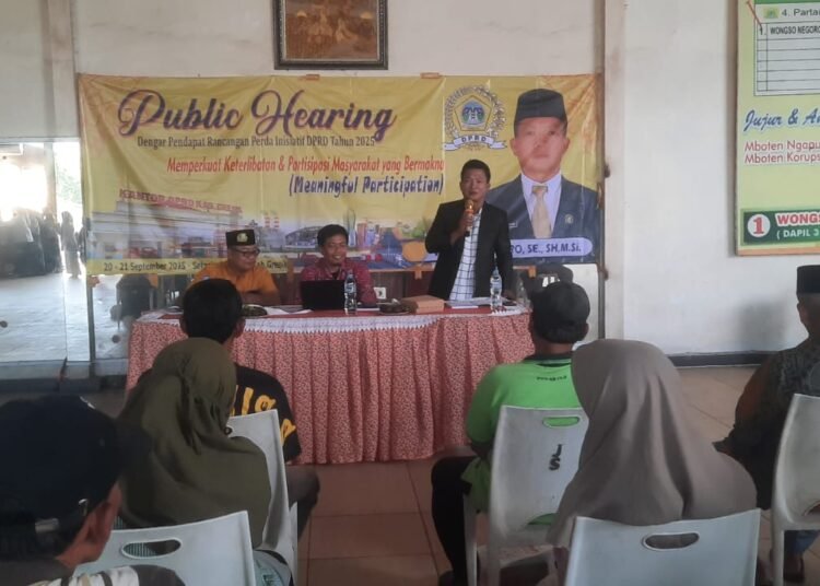 Peluang Kerja bagi Penyandang Disabilitas Jadi Topik Publik Hearing Wongso Negoro DPRD Gresik