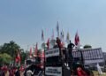 Bersama Ribuan Petani Demo di DPR, GMNI: Marhaenisme Lahir dari Petani