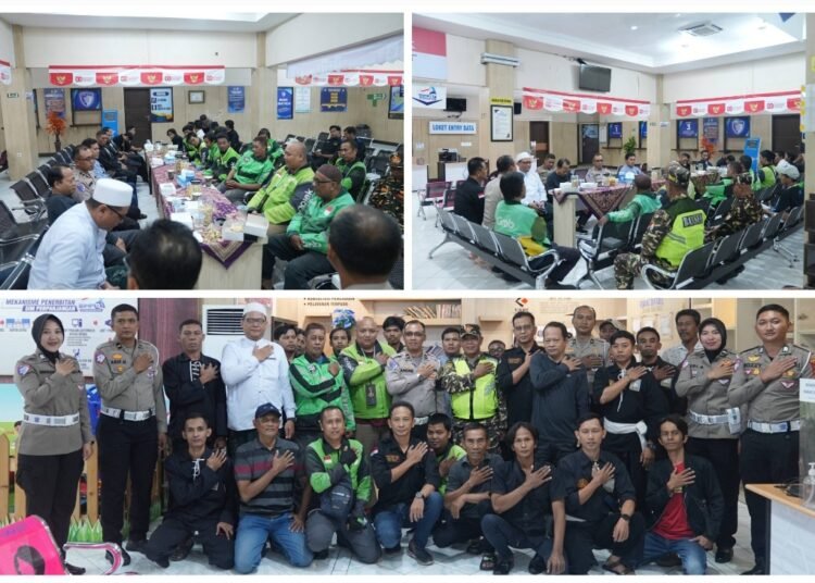 Polres Gresik Bersama Komunitas dan Stakeholder Gelar Deklarasi Damai Wujudkan Kota Wali Aman dan Kondusif