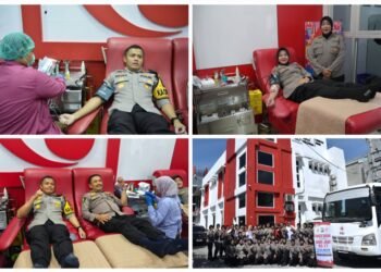 Peringati Hari Jadi ke-77 Polwan Republik Indonesia, Kapolres Gresik Sumbangkan Darahnya Demi Bantu Sesama