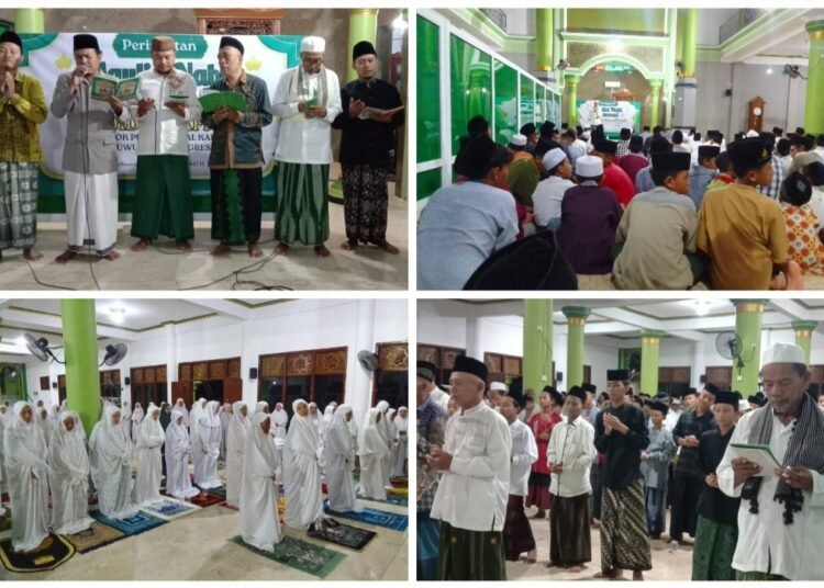 Takmir Masjid Salafiyah Ponpes Alkarimi Gresik Penuh Khidmah Gelar Maulidur Rasul SAW