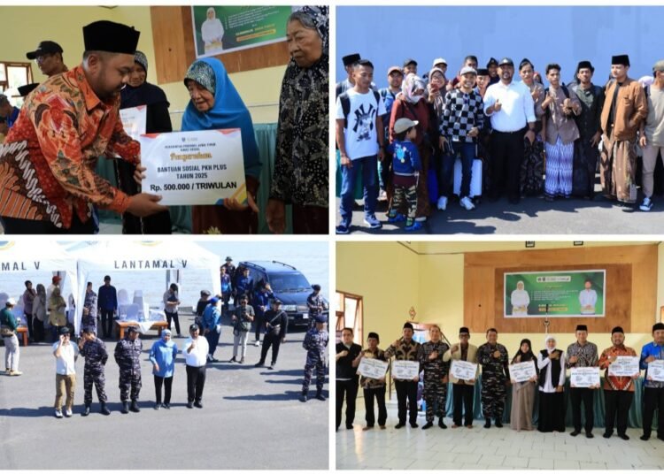 Sigap !! Bupati Gresik Bersinergi dengan Gubernur Jatim dan TNI AL Koarmada II Surabaya Atasi Kelangkaan Sembako di Pulau Bawean